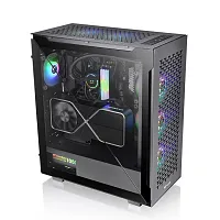 Корпус Thermaltake Divider 500 TG Air черный [Mid-Tower, Micro-ATX, Mini-ITX, Standard-ATX, USB 3.2 Gen1 Type-A, USB 3.2 Gen2 Type-C, 2 x 120 мм]