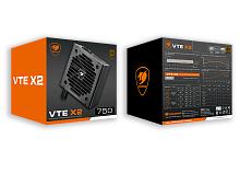 Блок питания Cougar VTE X2 750 черный
[750 Вт, 80+ Bronze, APFC, 20+4 pin, 4+4 pin CPU, 8 SATA, 4 x 6+2 pin PCI-E]