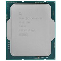 Процессор Intel Core i3-12100 OEM [LGA 1700, 4 x 3.3 ГГц, L2 - 5 МБ, L3 - 12 МБ, 2 х DDR4-3200, DDR5-4800 МГц, TDP 60 Вт]