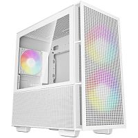 Корпус Deepcool CH360 белый [Mini-Tower, Micro-ATX, Mini-ITX, USB 3.2 Gen1 Type-A, USB 3.2 Gen1 Type-C, ARGB вентиляторы, 1 x 120 мм, 2 x 140 мм]