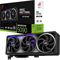 Видеокарта ASUS GeForce RTX 5090 ROG Astral OC Edition [PCIe 5.0, GPU 2017 МГц, 32 ГБ GDDR7, 512 бит, 3 x DisplayPort, 2 x HDMI]