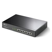 Коммутатор TP-Link TL-SG1008 [неуправляемый, 8×1 Гбит/с, настольный/в стойку 19", металл]