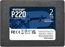 Твердотельный накопитель Patriot P220 [2 ТБ, 2.5", SATA III, 550/500 МБ/с]