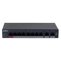 PoE-коммутатор Dahua DH-CS4010-8GT-110 [облачное управление (DoLynk), 8×1 Гбит/с + 2×1 Гбит/с, 8 портов PoE (бюджет 110 Вт), настольный, металл]
