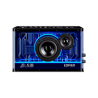 Edifier QD35 черные [2.1 система, 90 Вт, Bluetooth 5.0, 40 Гц - 20 кГц, 4" НЧ динамик, 2" ВЧ динамик, RCA вход, AUX вход, USB-порт, LFE выход, пульт ДУ, Регуляторы громкости и баса сбоку].