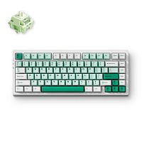 Клавиатура проводная/беспроводная MCHOSE G75 Pro Green Matcha Latte V2 бело-зеленый [механическая, USB Type-C / 2.4 ГГц / Bluetooth, RGB-подсветка]