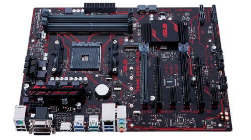 Материнская плата AMD AM4 - 4 слотовая