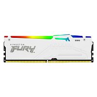 Оперативная память Kingston FURY Beast White RGB EXPO KF564C32BWEAK2-64 [DDR5, 64 ГБ (2x32 ГБ), 6400 МГц, CL32]