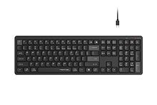Клавиатура беспроводная A4Tech Fstyler FBX55C черный [мембранная (ножничная), Bluetooth / 2.4 ГГц]