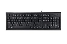 Клавиатура проводная A4Tech KR-85 черный [мембранная, клавиш - 104, USB]