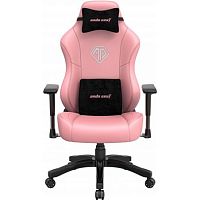 Кресло игровое AndaSeat Phantom 3 PINK розовый [экокожа, 2D подлокотники, 60 мм колеса, до 100 кг]