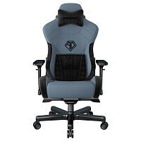 Кресло игровое AndaSeat T-Pro II сине-черный [ткань, до 200 кг, 4D подлокотники, качание]
