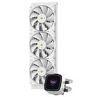 Система жидкостного охлаждения PCCooler DE360 WH белый [360 мм, 3 x 120 мм, TDP 310 Вт]