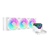 Система жидкостного охлаждения DeepCool LT360 WH белый [360 мм, 3 x 120 мм, ARGB, TDP 300 Вт]