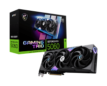 Видеокарта MSI GeForce RTX 5060 8G GAMING TRIO OC [PCI-E 5.0, 8 ГБ GDDR7, 128 бит, 3 x DisplayPort 2.1, HDMI 2.1, GPU ~2640 МГц]