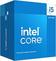 Процессор Intel Core i5-14400F OEM [LGA 1700, 10 x 2.5 ГГц, L2 - 9.5 МБ, L3 - 20 МБ, 2 х DDR4-3200, DDR5-4800 МГц, TDP 65 Вт]