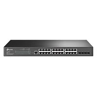 Коммутатор TP-Link SG3428 [управляемый L2+, 24×1 Гбит/с, 4×SFP 1G, в стойку 19", металл]