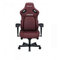 Кресло игровое AndaSeat Kaiser 4 L MAROON бордовый [экокожа, 5D подлокотники, 65 мм колеса, до 180 кг]