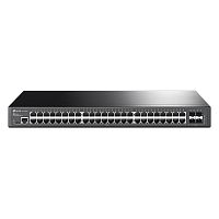 Коммутатор TP-Link SG3452X [управляемый L2+, 48×1 Гбит/с, 4×SFP+ 10G, в стойку 19", металл]
