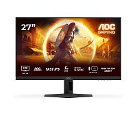27" Монитор AOC 27G4HRE черный [1920x1080@200 Гц, Fast IPS, LED, 1000:1, 300 Кд/м², 178°/178°, HDMI x2, DisplayPort, динамики, Adaptive-Sync, G-Sync Compatible]