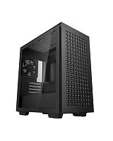 Корпус DEEPCOOL CH370 черный [mATX/Mini-ITX, стекло, 1 вентилятор]