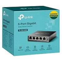 Коммутатор TP-Link TL-SG105E [Easy Smart, 5×1 Гбит/с, настольный, металл]