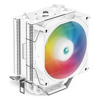 Кулер для процессора DeepCool AG300 WH ARGB [башенный, 3 тепл. трубки, 1 x 92 мм, ARGB]