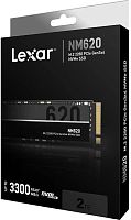 Твердотельный накопитель Lexar NM620 [2 ТБ, M.2 2280, PCIe 3.0 x4, 3500/3000 МБ/с]