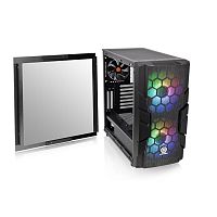 Корпус Thermaltake Commander C33 TG ARGB Edition черный [Mid-Tower, Micro-ATX, Mini-ITX, Standard-ATX, USB 3.2 Gen1 Type-A, ARGB вентиляторы, 1 x 120 мм, 2 x 200 мм]