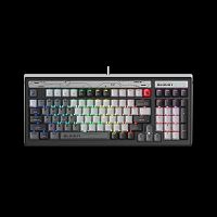 Клавиатура проводная A4Tech Bloody B950 Warrior Grey серый [оптомеханическая, клавиш - 98, USB, RGB-подсветка]