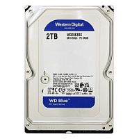 Жесткий диск WD Blue WD20EZBX [2 ТБ, 3.5", SATA 6 Гбит/с, 7200 rpm, 256 МБ]