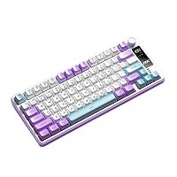 Клавиатура проводная/беспроводная AOC GK300 Purple Fantasy Green фиолетово-зеленый [мембранная, клавиш - 77]