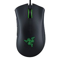 Мышь проводная Razer DeathAdder Essential черный [6400 dpi, светодиодный, USB Type-A, кнопки - 5]