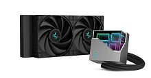 Система жидкостного охлаждения DeepCool LT520 чёрный [240 мм, 2 x 120 мм, ARGB, TDP 280 Вт]