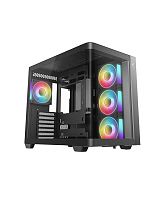 Корпус DEEPCOOL CG530U 4F черный [ATX/mATX/Mini-ITX, стекло, 4 вентилятора ARGB]