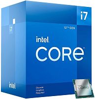 Процессор Intel Core i7-12700F OEM [LGA 1700, 12 x 2.1 ГГц, L2 - 12 МБ, L3 - 25 МБ, 2 х DDR4-3200, DDR5-4800 МГц, TDP 65 Вт]