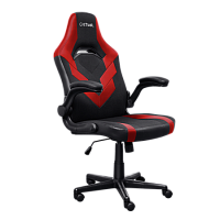Кресло игровое Trust RIYE GXT 703R RED черно-красный [экокожа, до 120 кг, подголовник, подлокотники - 1D]