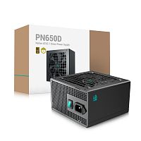 Блок питания DEEPCOOL GamerStorm PN650D черный
[650 Вт, 80+ Gold, APFC, 20+4 pin, 2 x 4+4 pin CPU, 6 SATA, 16 pin (12V-2x6), 3 x 6+2 pin PCI-E]