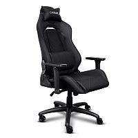 Кресло игровое Trust GXT 714 Ruya черный [ткань / экокожа (PU), до 150 кг, 3D подлокотники, качание]