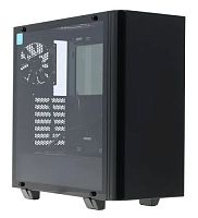 Корпус Thermaltake View 21 TG (CA-1I3-00M1WN-00) черный [Mid-Tower, ATX/mATX/Mini-ITX, стекло, 1 вентилятор]