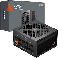 Блок питания PC Cooler KN750 [750W, 80+ Gold, APFC, 20 + 4 pin, 4+4 pin x2 CPU, 7 SATA, 6+2 pin x2 PCI-E, 16 pin (12V-2x6) x1]