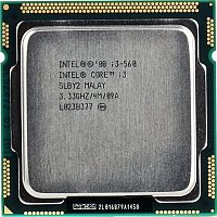 Процессор Intel Core i3-560 3.33GHz 2.5GT/s 4Mb 2xDDR3-1333 HD Graphics TDP-73w LGA1156 OEM