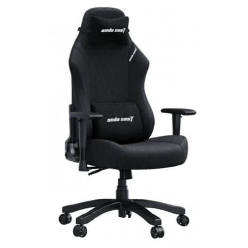 Кресло игровое AndaSeat Luna черный [ткань, до 100 кг, подголовник, подлокотники - 1D]