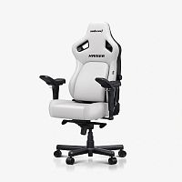 Кресло игровое AndaSeat Kaiser 4 L белый [экокожа (PVC), до 120 кг, 5D подлокотники, качание]