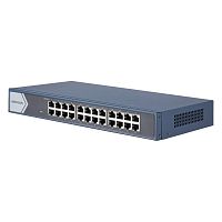 Коммутатор Hikvision DS-3E0524-E [неуправляемый, 24×1 Гбит/с, в стойку 19", металл]